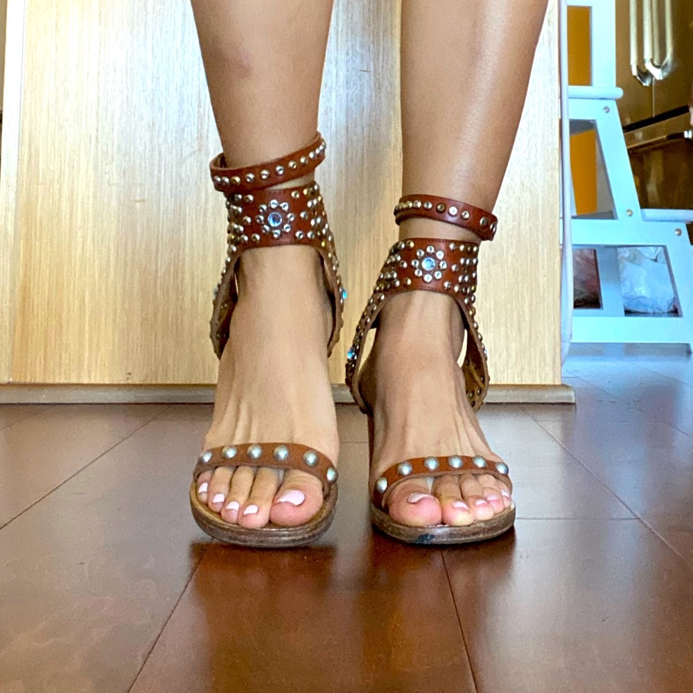 ISABEL MARANT Caroll Studded Elvis Sandal